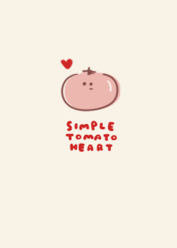 simple tomato heart beige.