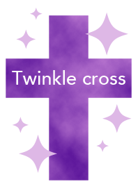 Twinkle cross(purple)