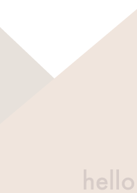hello - ベージュ
