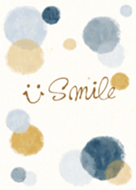 Smile - Adult watercolor Polka dot26-
