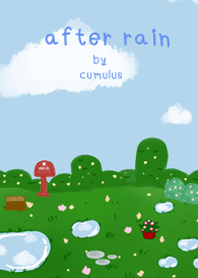 after rain by cumulus
