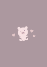 Dusty color heart bear's Theme