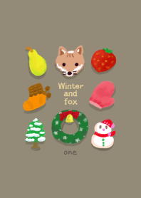 Winter fruit and fox design01