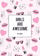 GIRLS ARE AWESOME - PINK