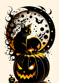 浮世絵万聖節猫 27607b