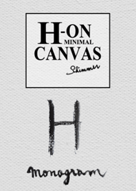 H on Canvas -Minimal-