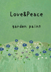 Oil painting art [garden paint 481]