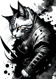 水墨猫武士 4f780E