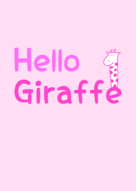 Hello Giraffe pink 3