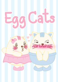 Egg Cats Pastel
