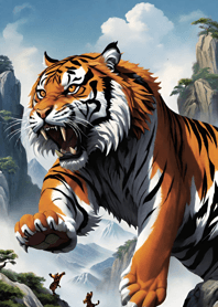 White Tiger Ink Painting Xa2Ri