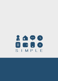 SIMPLE(white blue)V.793b