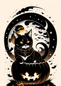 halloween cat 86F911