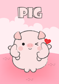 เจ้าหมูบอกรัก สีชมพู