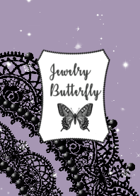 Jewelry Butterfly♡くすみ系紫