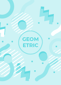 Geometric Flat Mint Tulip