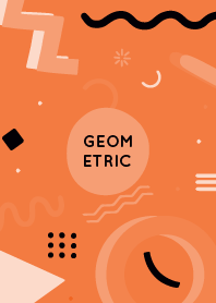 Geometric Flat Crusta Orange 2