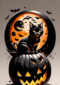 halloween cat 5737cD
