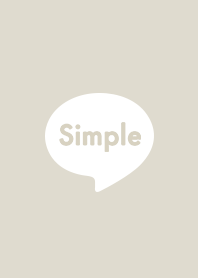 SIMPLE Cute beige for adults