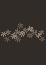 flower- brown theme