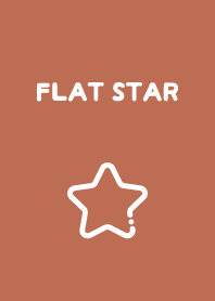 FLAT STAR - Terracotta