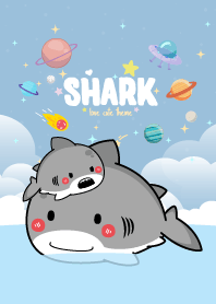 ฉลาม น่าร๊ากกก สีฟ้า