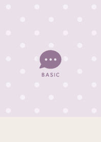 Basic&Polka Dots//Be&Br/Iris Purple/06