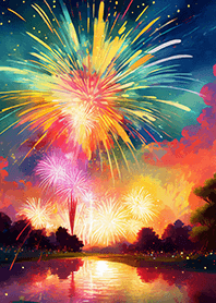 Beautiful Fireworks Theme#96