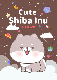 misty cat-White Shiba Inu Galaxy brown