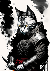 水墨猫武士 7fa39b