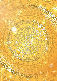 Mandala Glitter Gold