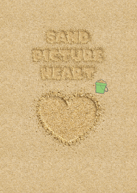 Sand Picture Heart 37
