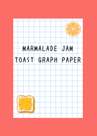 MARMALADE JAM TOAST GRAPHPAPER-VERMILIOj