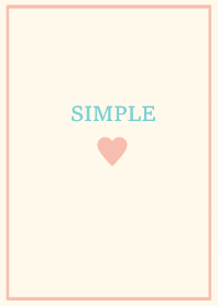 SIMPLE HEART =mintgreen pink=