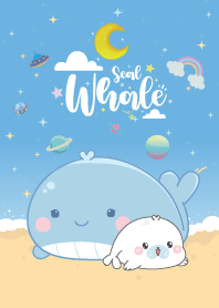 วาฬแมวน้ำอุ๋งๆ ชายหาด คิ้วตี้