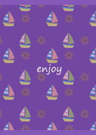 Yacht Trip on purple