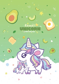Unicorn Avocado Fruit Cutie Sweet