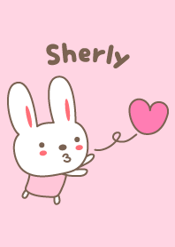 Cute rabbit theme name, Sherly
