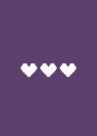 tiny pixel art heart(purple17)