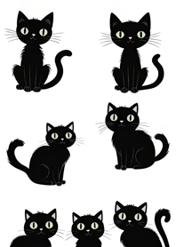 Super Cute Black Cat ul7T9