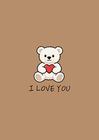 Lovely Valentine's Day(milk tea color)