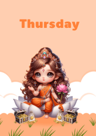 Lakshmi birthday color orange