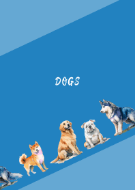 The good dogs2 on blue
