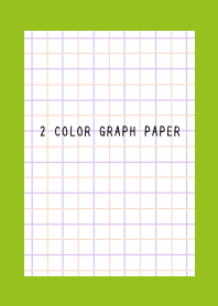 2 COLOR GRAPH PAPER-PINK&PUR-LEAF GREEN