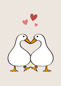 鴨箱寶˙愛你鴨(象牙米色)