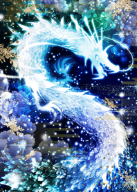 運気上昇☆幻想的な水の龍 着せかえ - LINE 着せかえ | LINE STORE