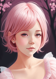 Flower Pink Girl AUfRA