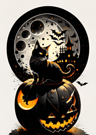 halloween cat aE1E93