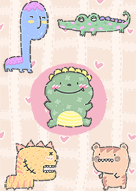 my Dino pastel