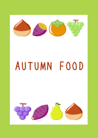 AUTUMN FOOD Theme-RED-GREEN